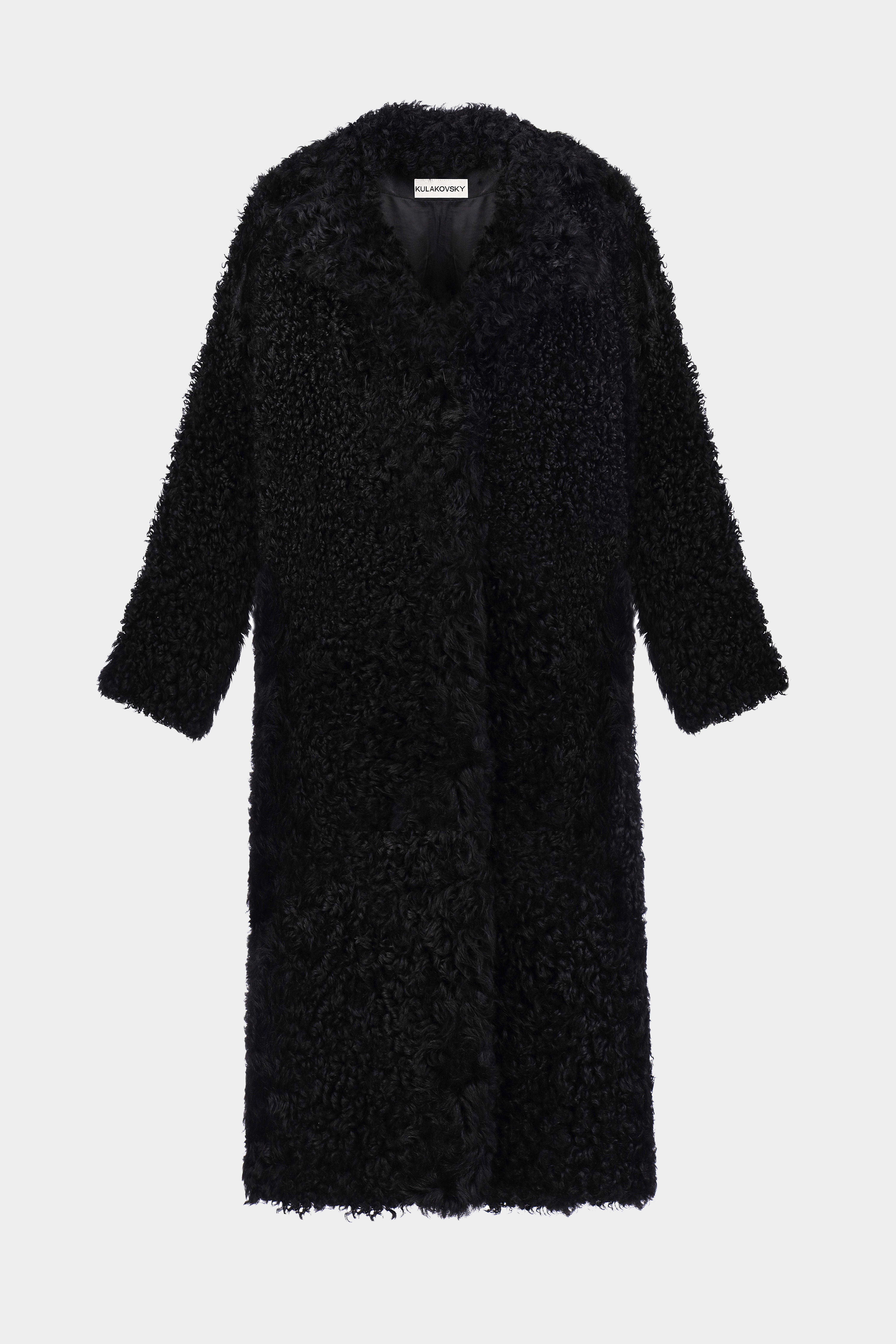 LONG SHEARLING COAT IN BLACK (1923)