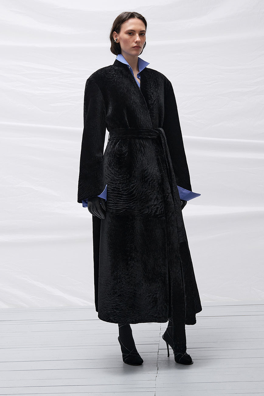 ДУБЛЯНКА З ОВЧИНИ THOM У ТЕМНО-КОРИЧНЕВОМУ