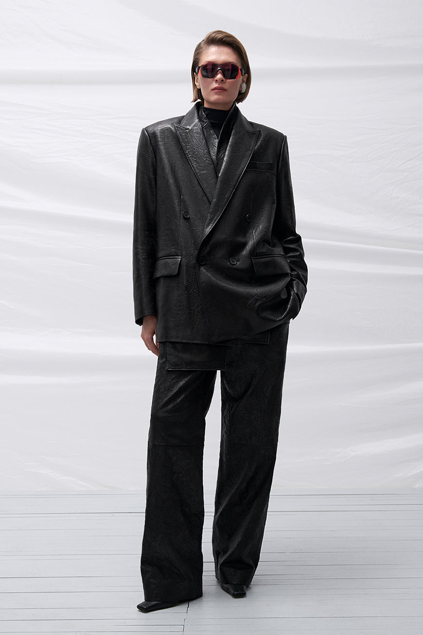 ДУБЛЯНКА З ОВЧИНИ THOM У ТЕМНО-КОРИЧНЕВОМУ