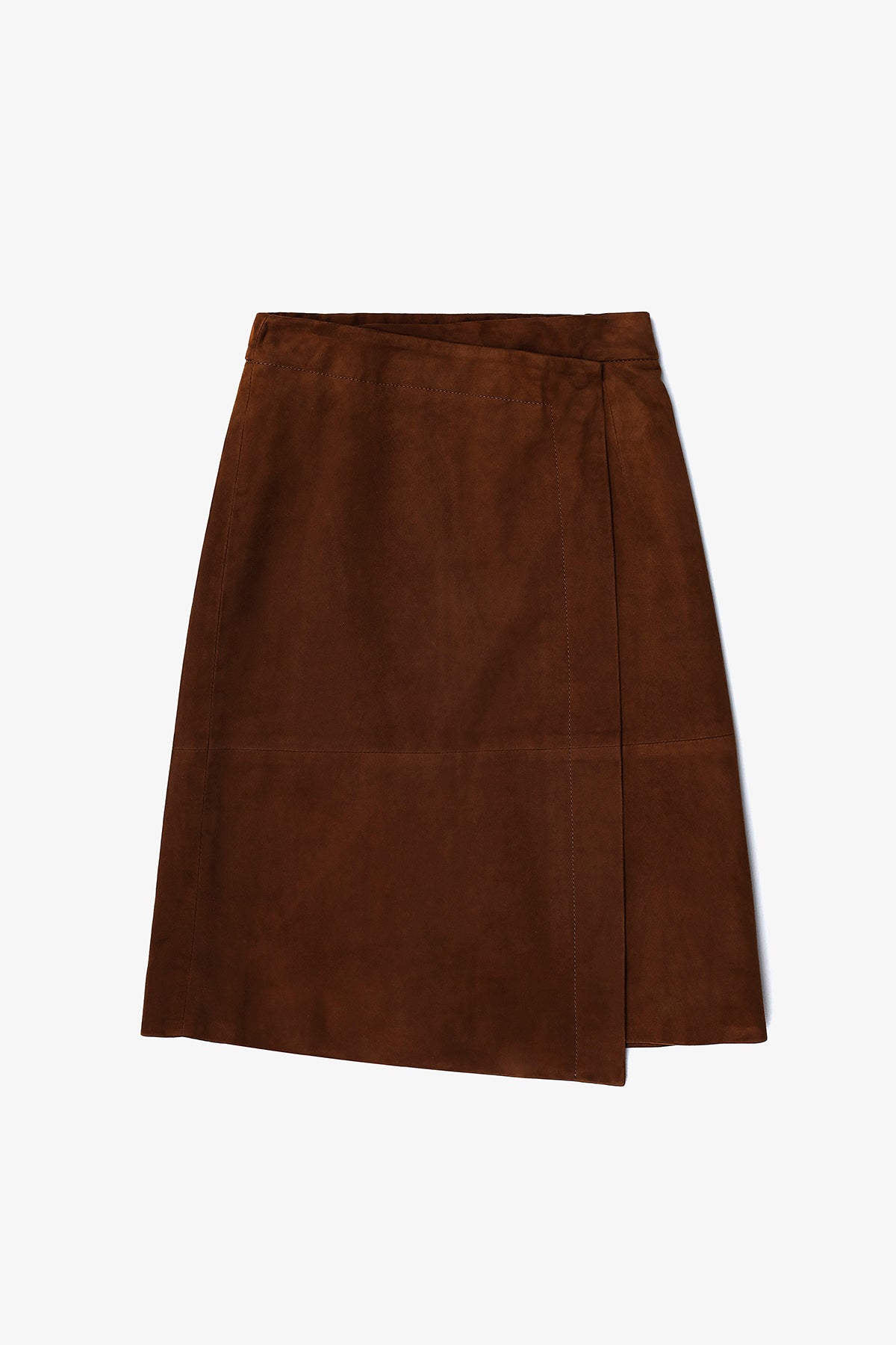 Спідниця Карен міді коричнева