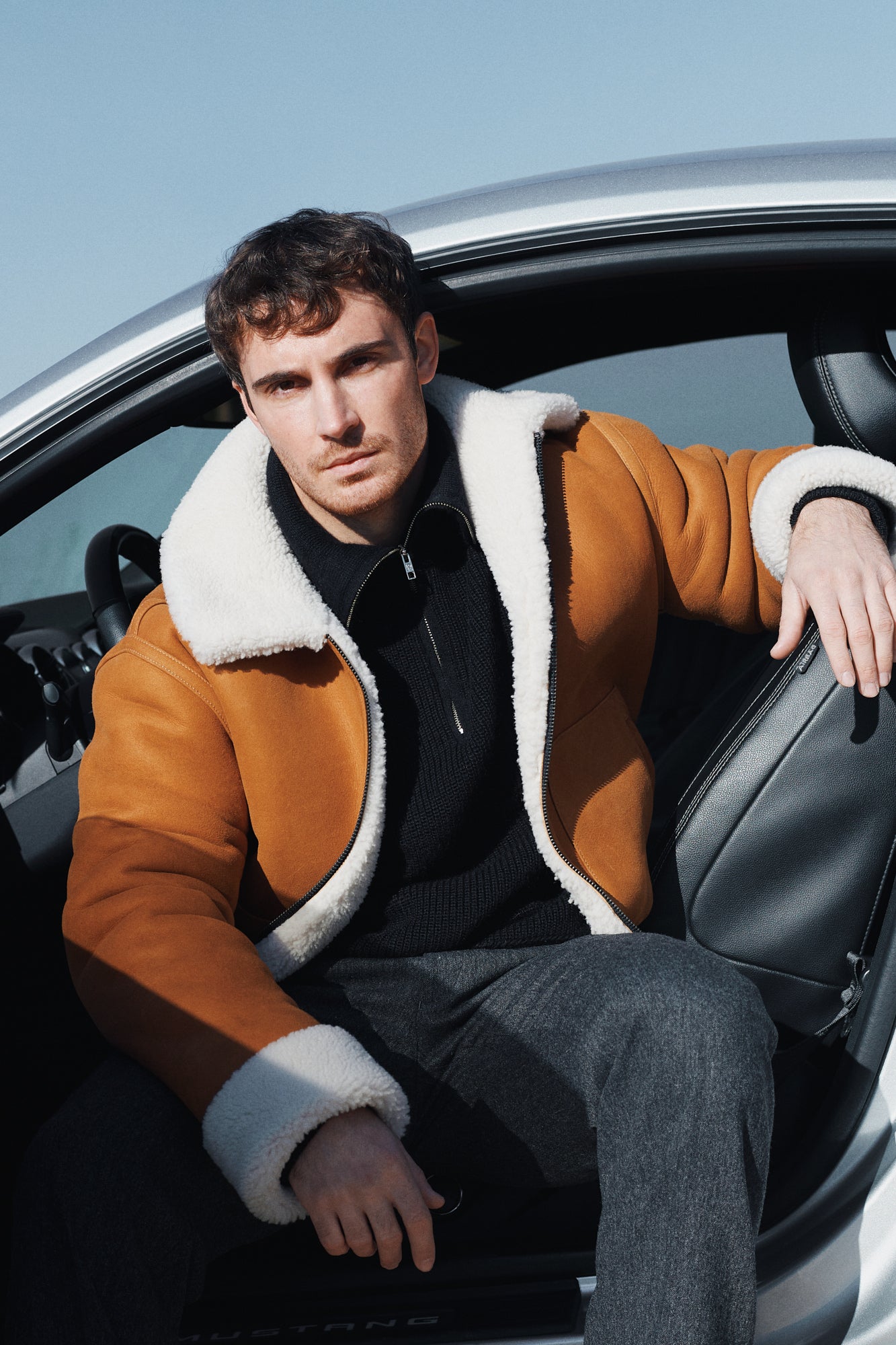 Reversible shearling bomber jacket (1506/1)