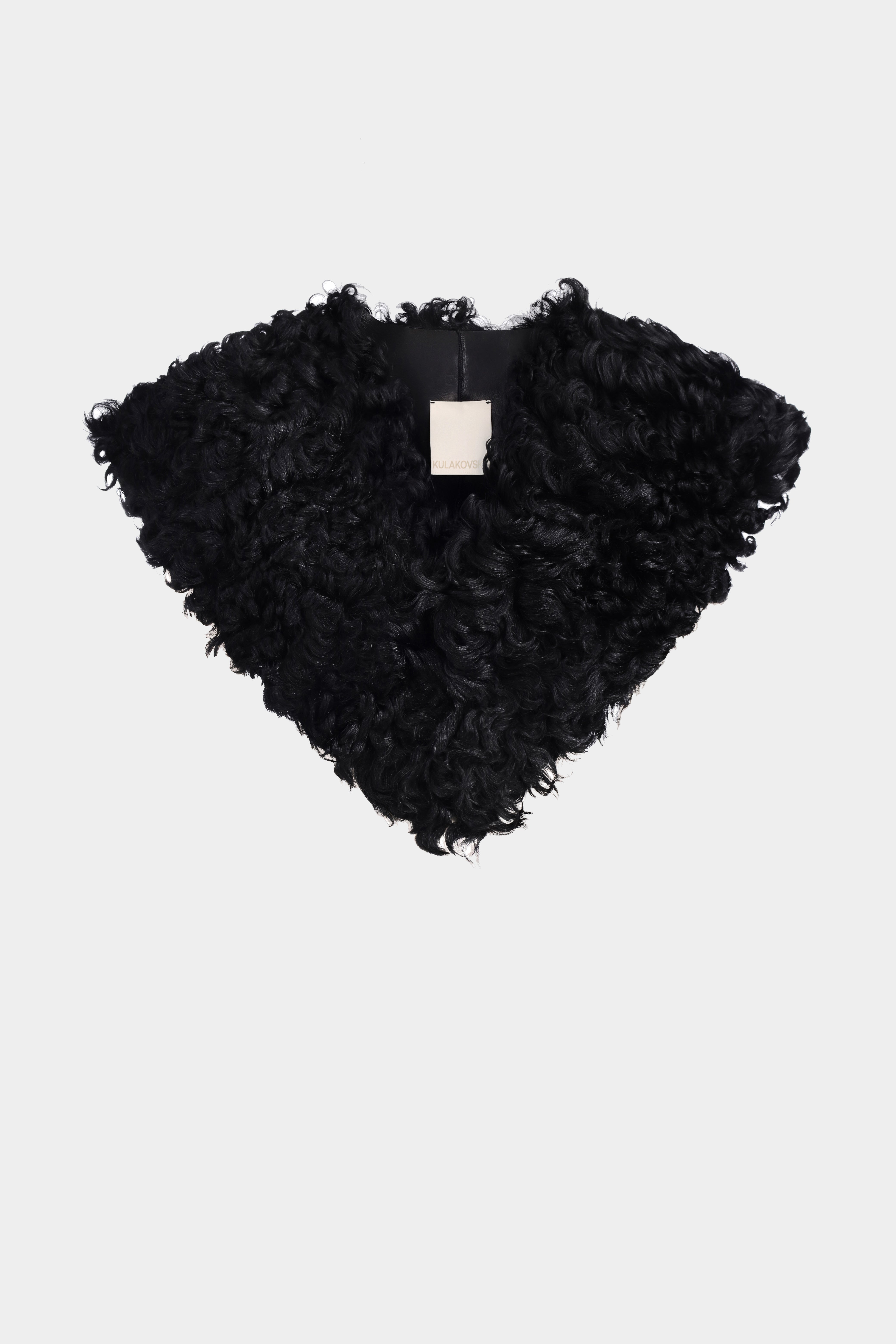 Astra shearling scarf(W26.28.1)