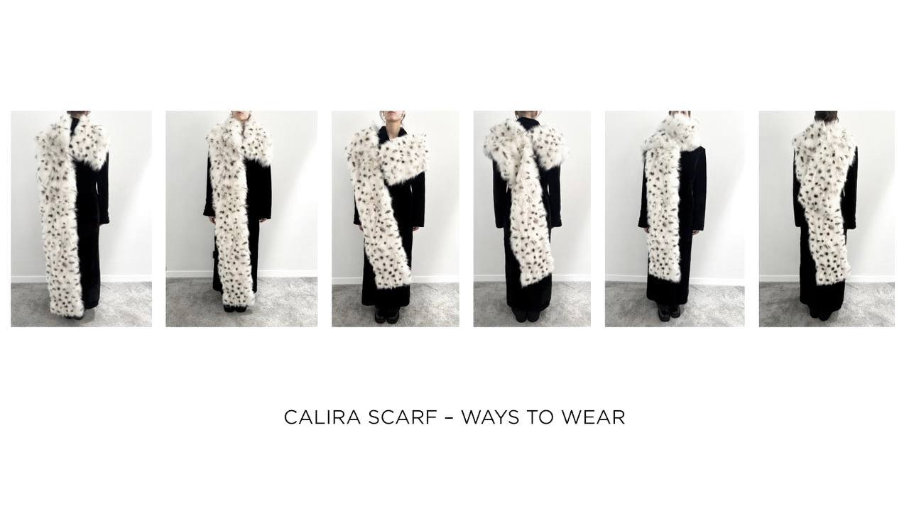 CALIRA UPCYCLED SCARF(FW26.16.24)