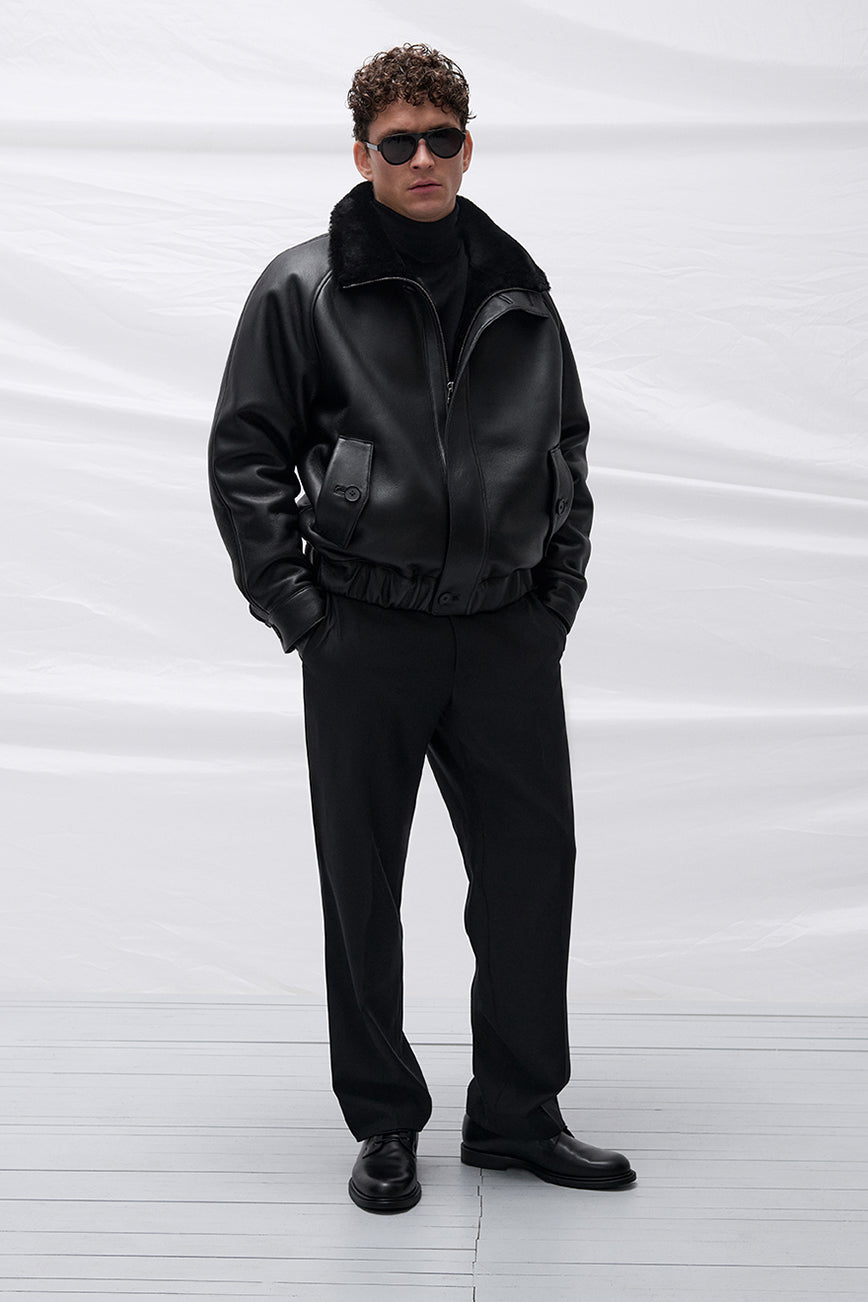 ДУБЛЯНКА З ОВЧИНИ THOM У ТЕМНО-КОРИЧНЕВОМУ