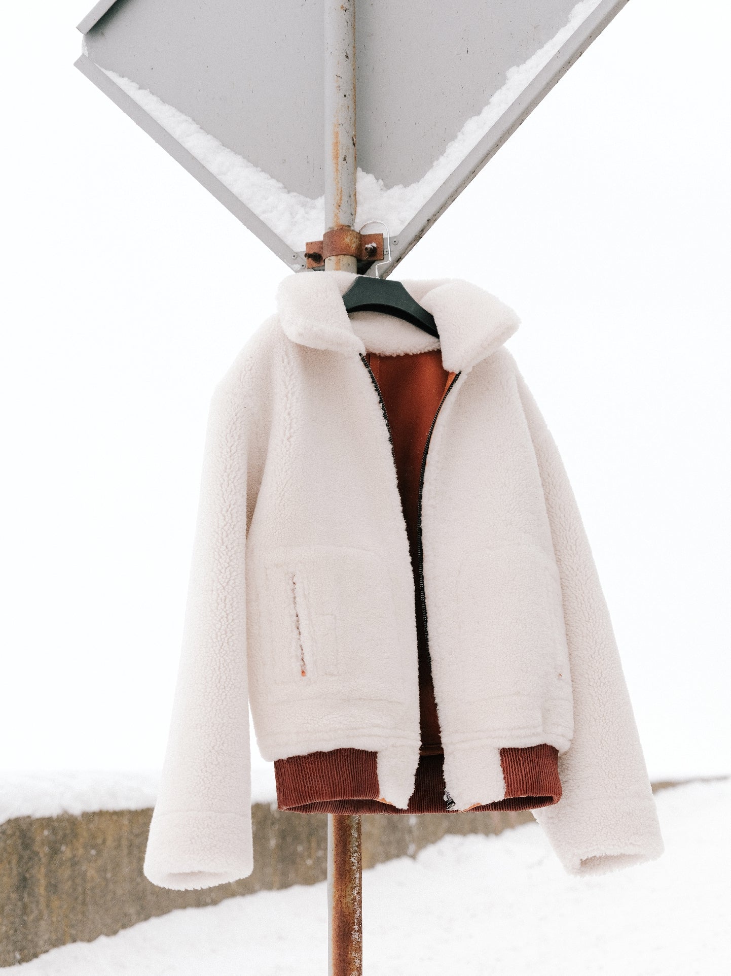 Reversible shearling bomber jacket (1506/1)