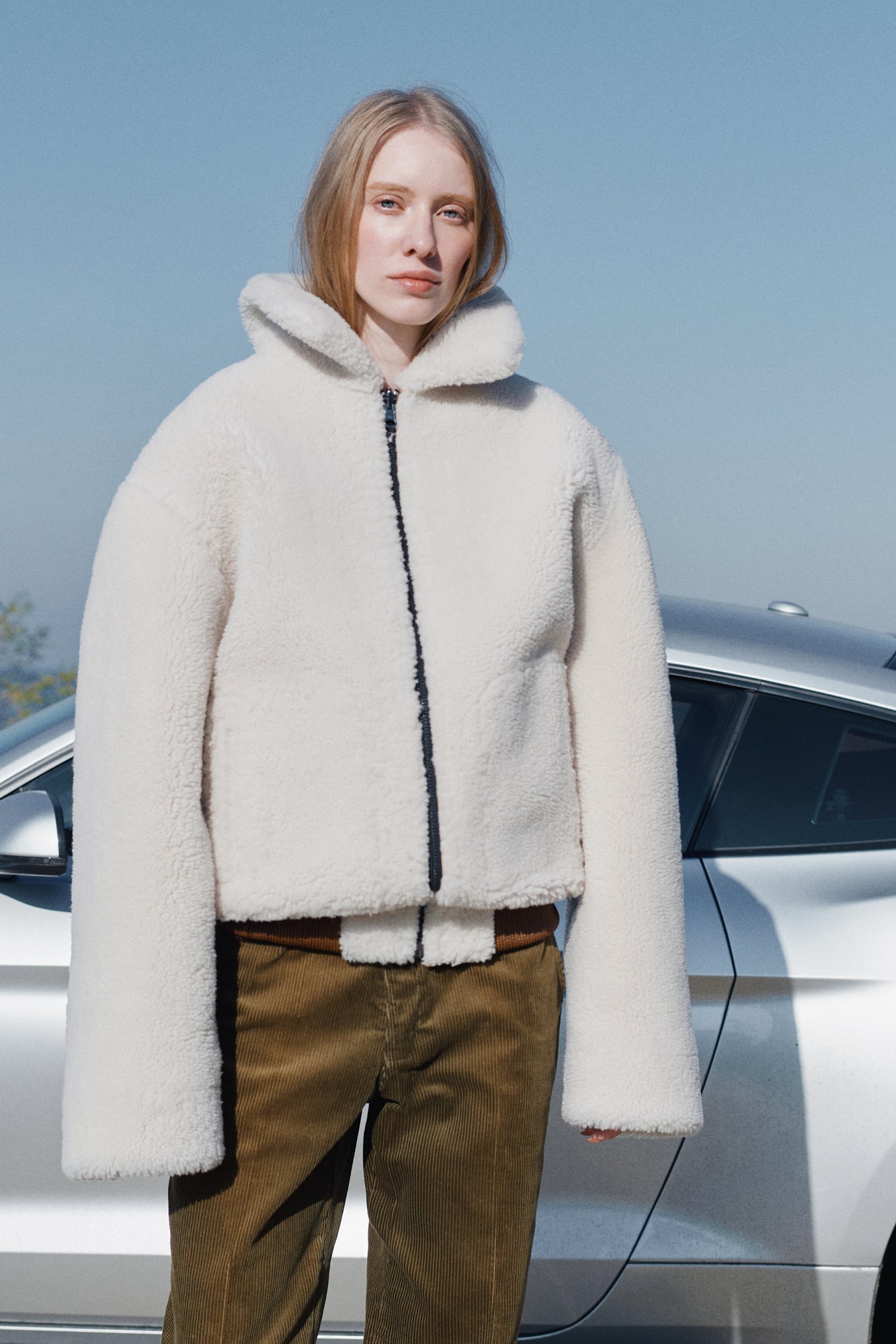 Reversible shearling bomber jacket (1506/1)