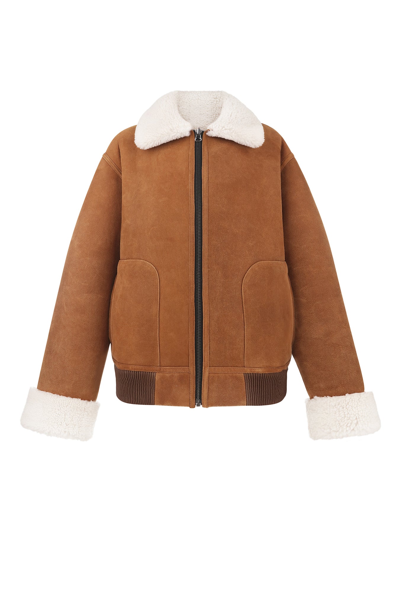 Reversible shearling bomber jacket (1506/1)